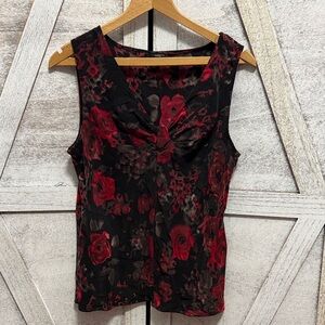 Talbots Silk Rose Top